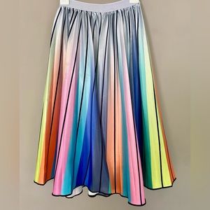 LOLA + the Boys | Rainbow pleated skirt | Sz 8